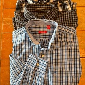 Three Men's long sleeve shirt bundle